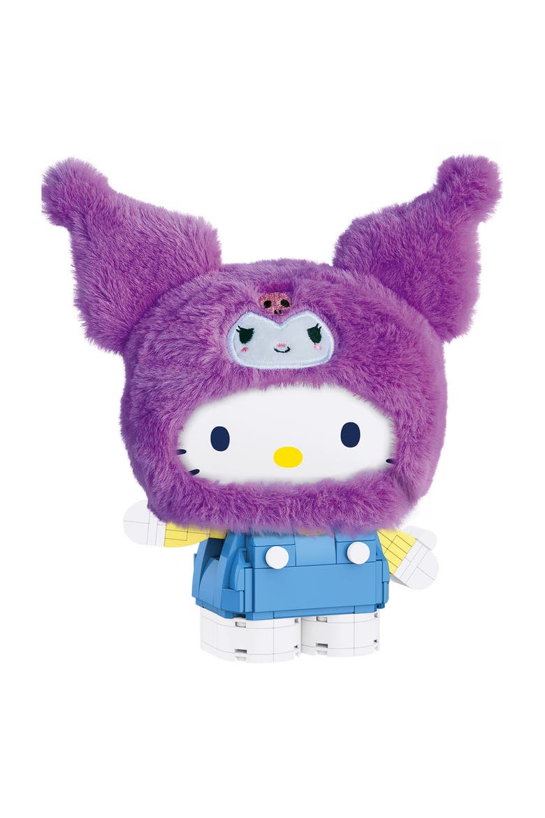Hello Kitty Kuromi Fluffy Fit Building Set, Alternate, color, Purple