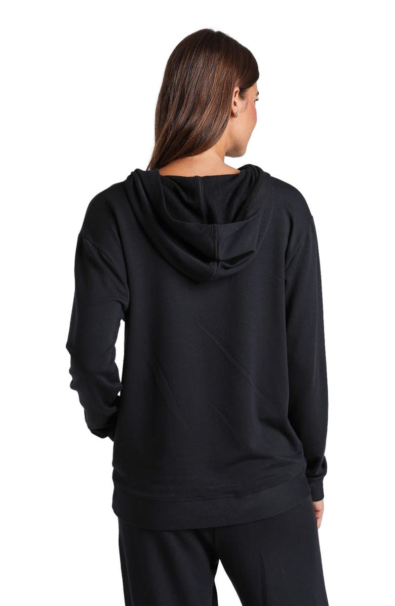 Losano Malibu Hoodie, Alternate, color, Black