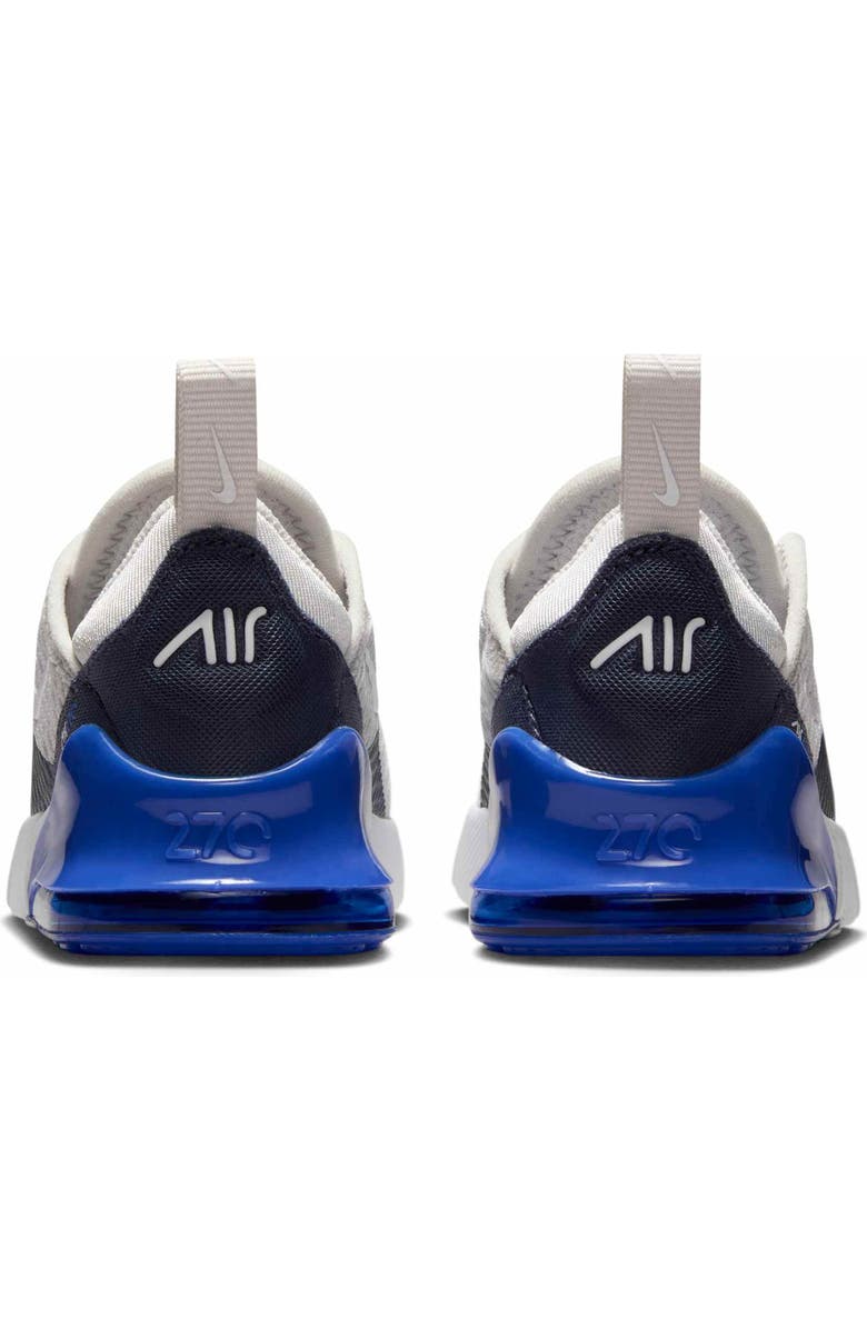 Nike Kids' Air Max 270 Sneaker, Alternate, color, Vast Grey/ Hyper Royal/ Blue