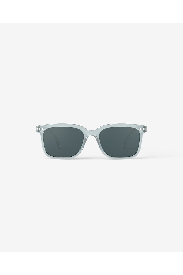 #L 54mm Rectangular Sunglasses, Main, color, Frozen Blue