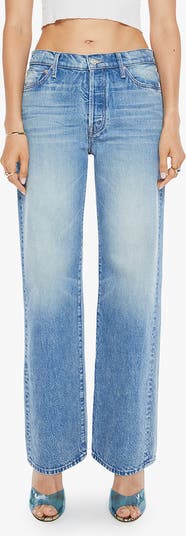 The Dodger Button Sneak Wide Leg Jeans