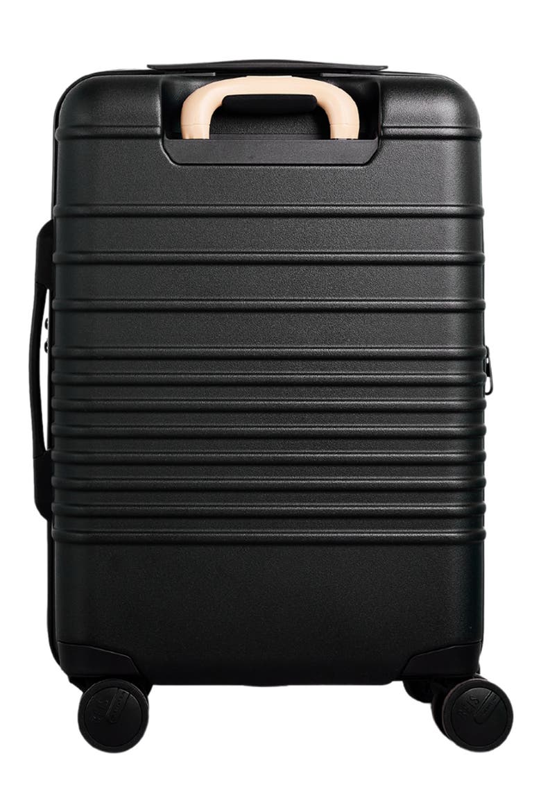 The Carry-On Roller Suitcase, Alternate, color, BLACK
