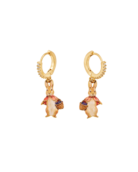 x Peter Rabbit Cotton-tail Earrings