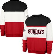 '47 Men's '47 White Atlanta Falcons Sundays Breeze By Maximalist Sweatshirt