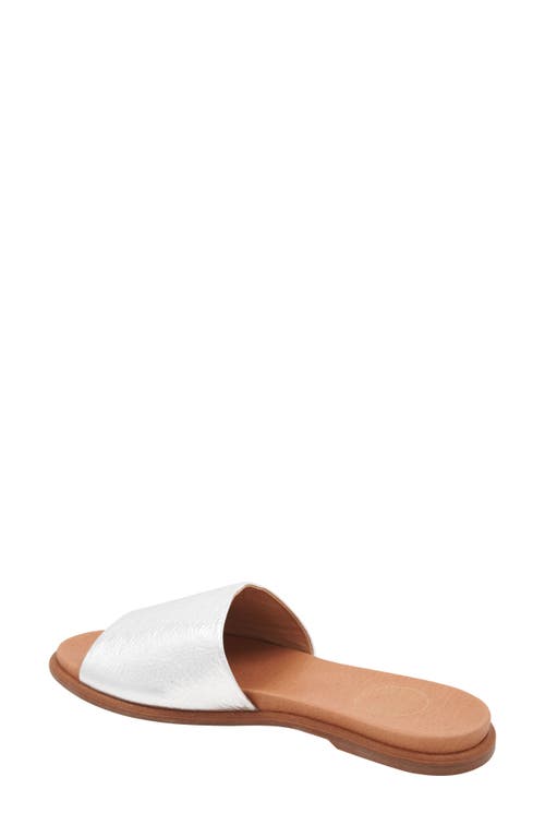 Andre Assous Fran Slide Sandal In Silver