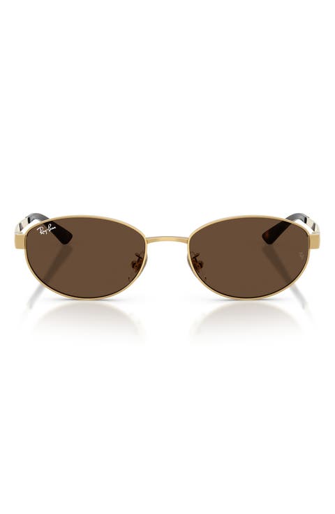 55mm Oval Sunglasses