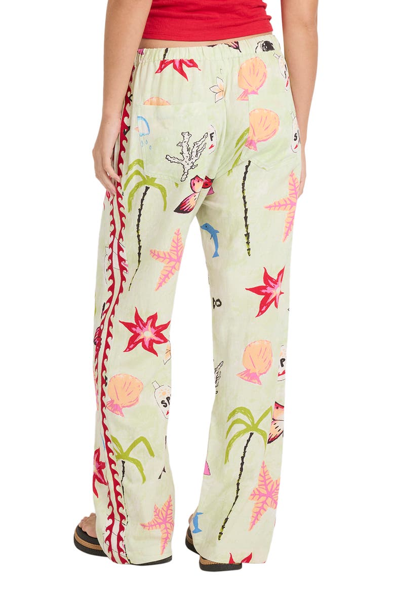 x Lottie Hall Pull-On Pants, Alternate, color, SUNNY LIME
