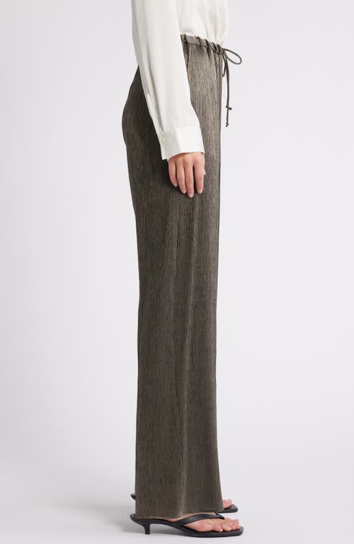 NATION LTD NATION LTD PALOMA PLISSÉ WIDE LEG DRAWSTRING PANTS