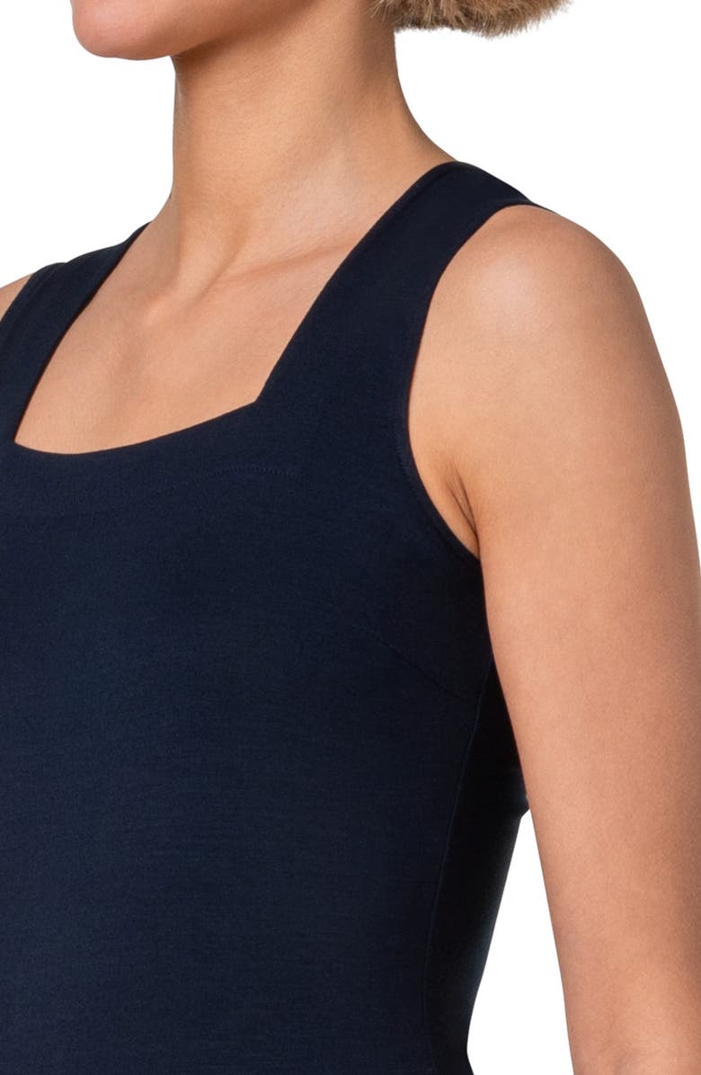 Akris punto Square Neck Tank, Alternate, color, 