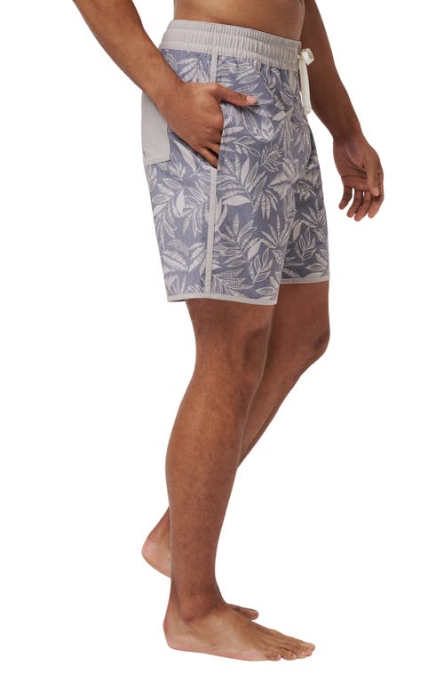 Travismathew Land To Sea Swim Trunks In Gray