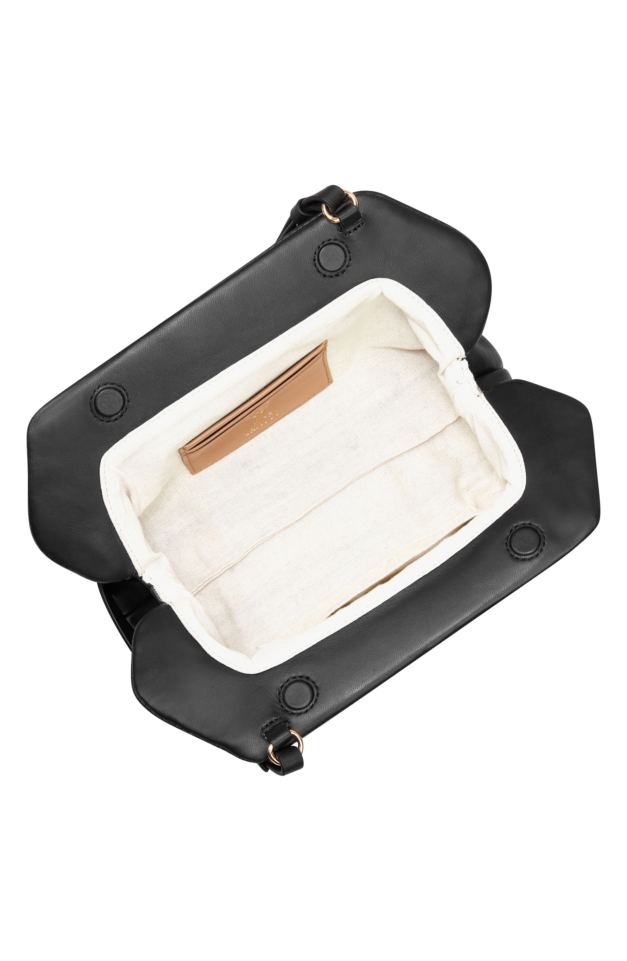 Vince Camuto Amari Leather Clutch, Alternate, color, 