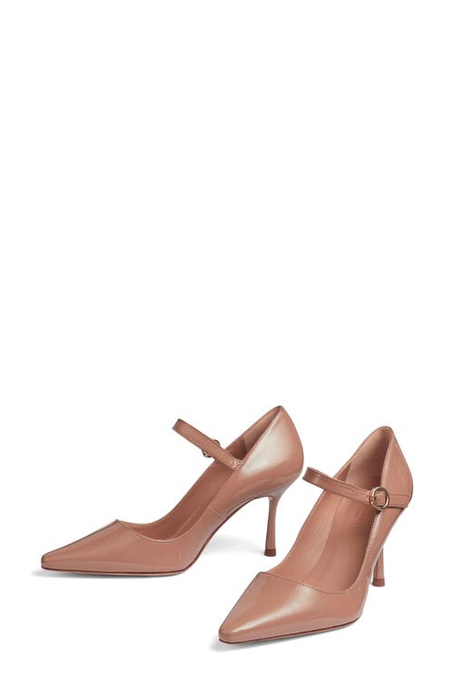 Lk Bennett Camille Court Mary Jane Pointed Toe Pump In Brown