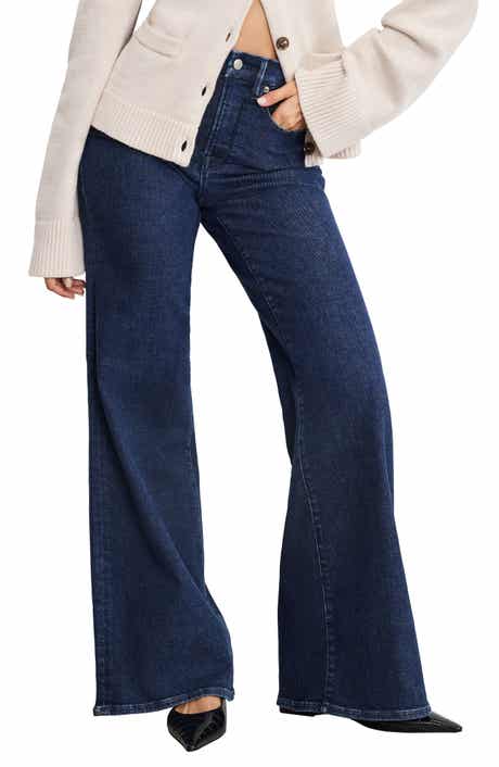 Good Waist High Waist Wide Leg Palazzo Jeans