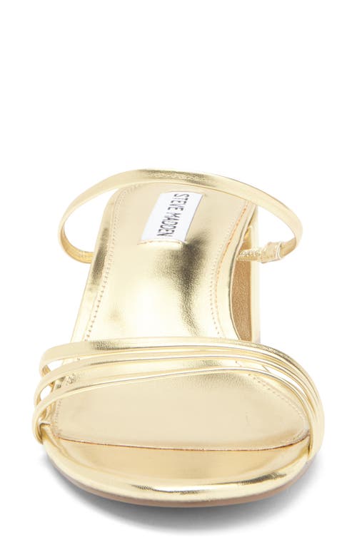 Steve Madden Miari Slide Sandal In Gold