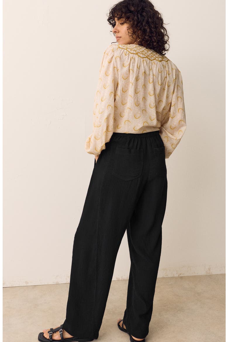 Wide Leg Pants, Alternate, color, BLACK