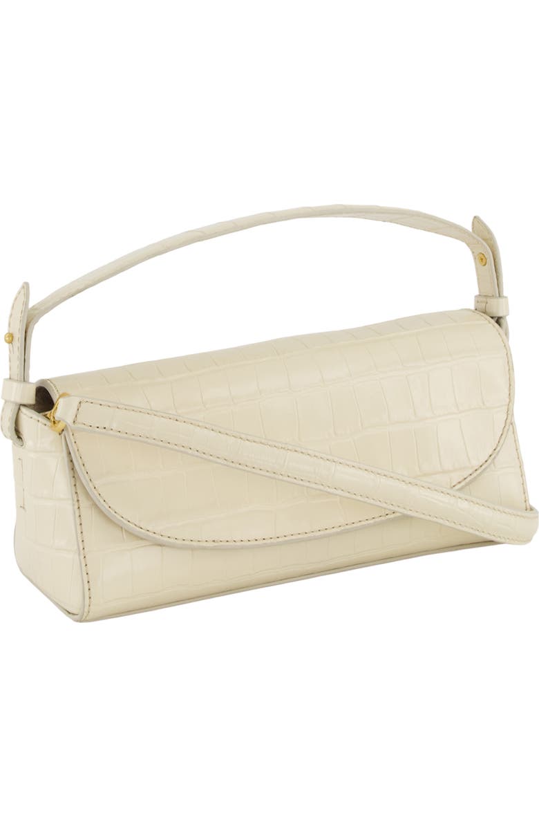 Vince Mini Sabrina Croc Embossed Leather Top Handle Ba, Alternate, color, Moonlight