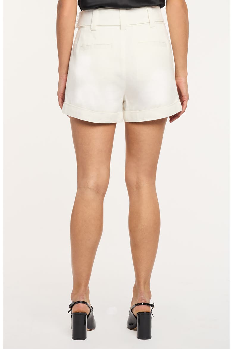 Aldi Linen & Cotton Shorts, Alternate, color, IVORY