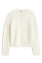 Shrunken Cotton Blend Cardigan