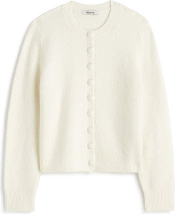 Madewell Shrunken Cotton Blend Cardigan Nordstrom