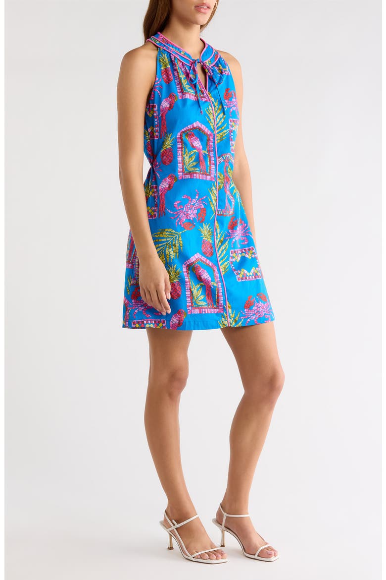 Bally Tropical Gloria Dress, Alternate, color, PINK-BLUE-GREEN