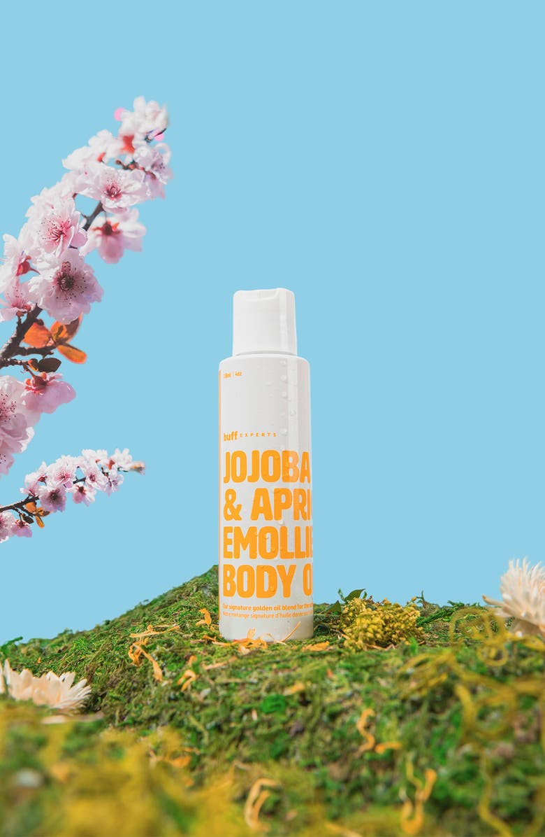Buff Experts Jojoba & Apricot Emollient Body Oil, Alternate, color, 