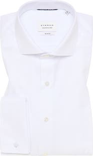 Eterna Cover Slim Fit Non-Iron French Cuff Cotton Dress Shirt