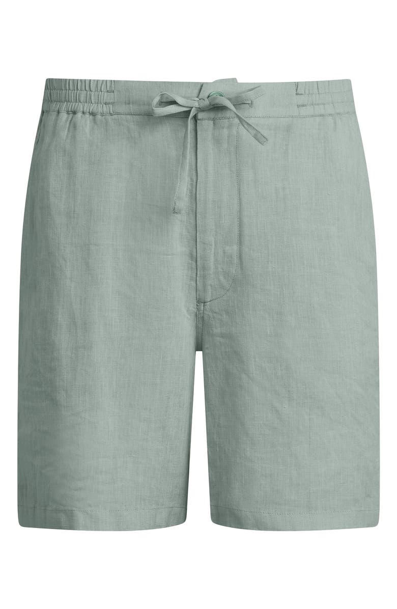 Joe's Linen Drawstring Shorts, Alternate, color, Green Milieu