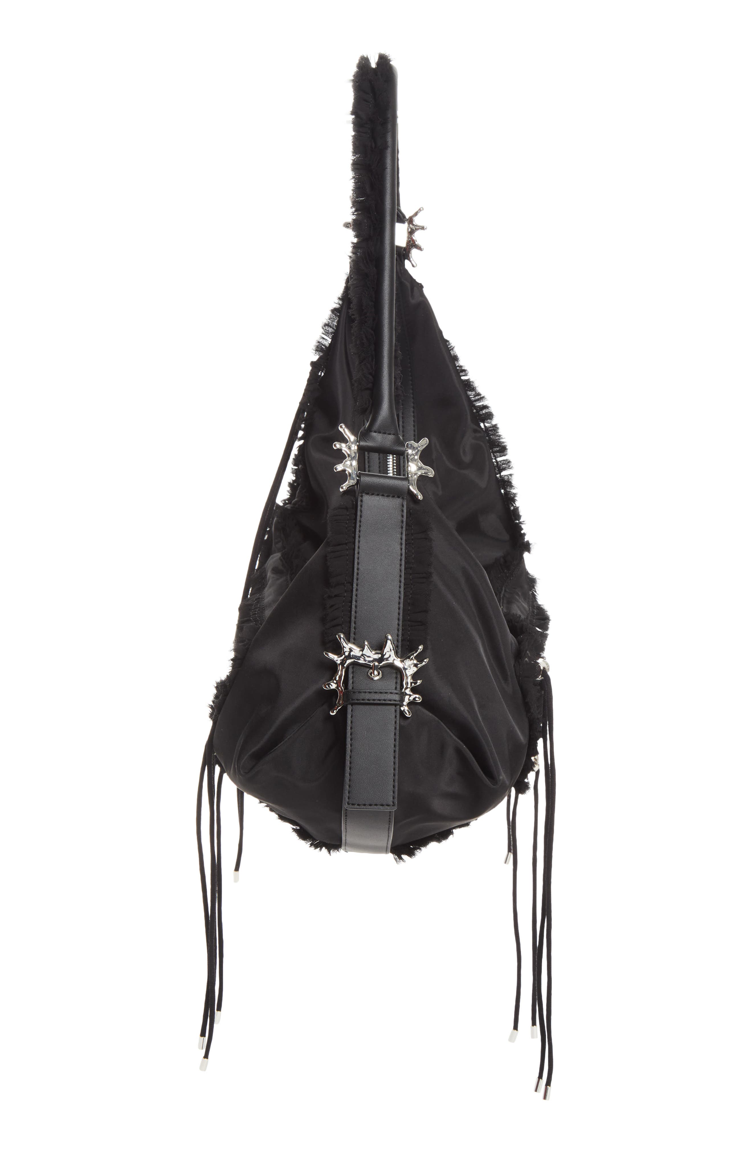 x Collina Strada Star Mushy Bag, Alternate, color, BLACK