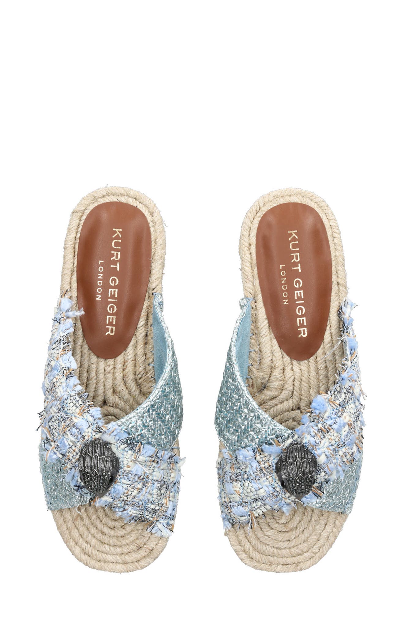 Kurt Geiger London Kensington Espadrille Slide Sandal, Alternate, color, 