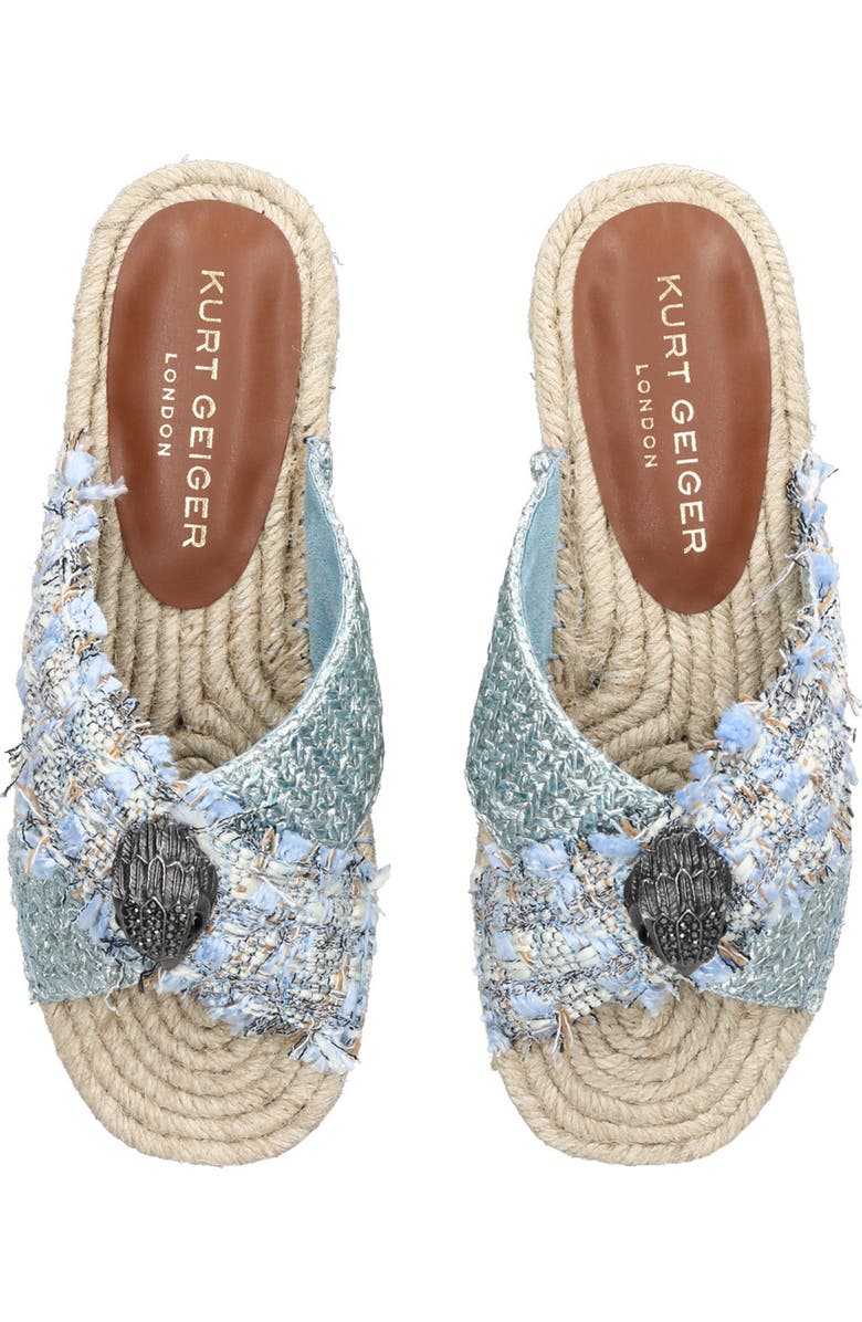 Kurt Geiger London Kensington Espadrille Slide Sandal, Alternate, color,