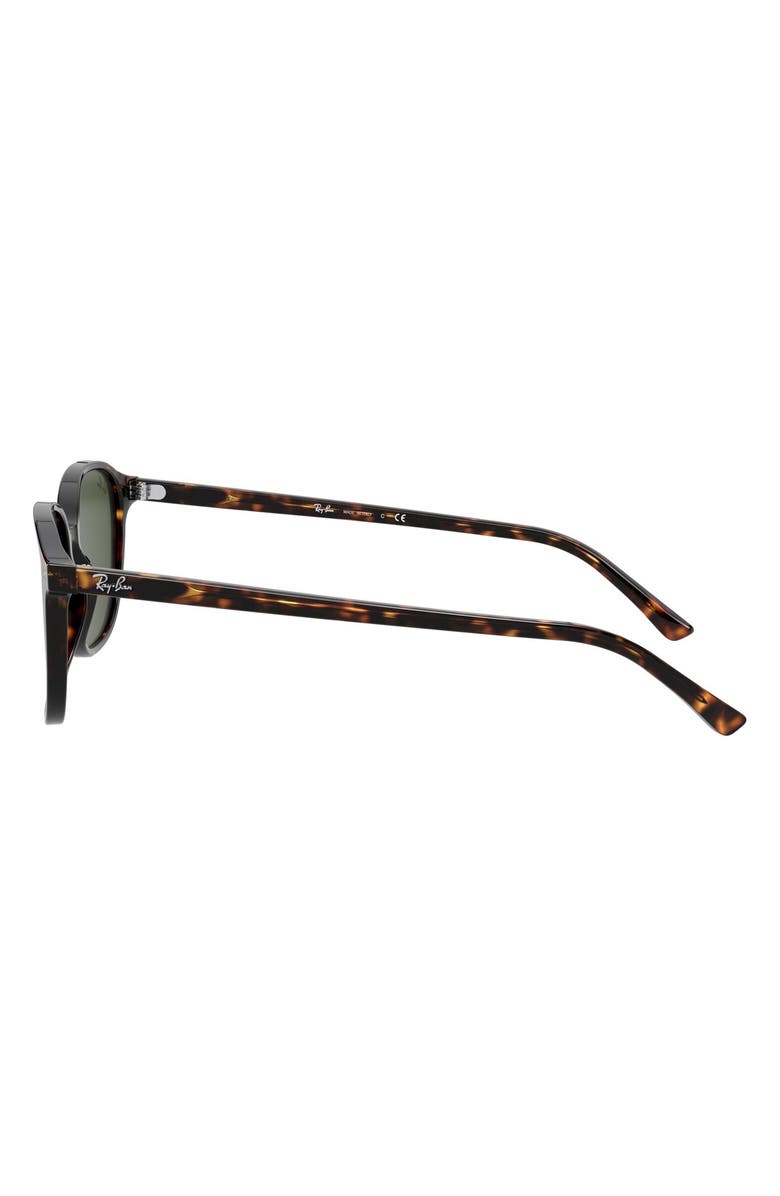 Ray-Ban 53mm Square Sunglasses, Alternate, color, Green Havana