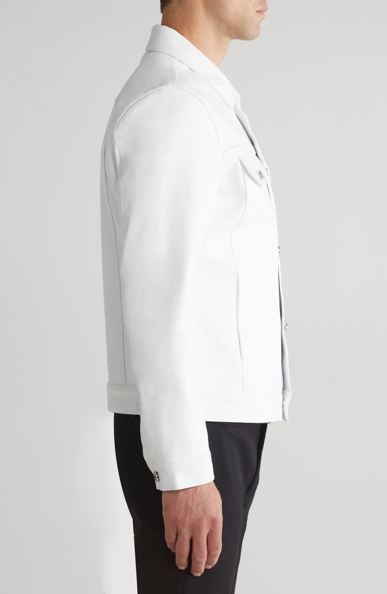 Monfrère Dean Leather Trucker Jacket, Alternate, color, 