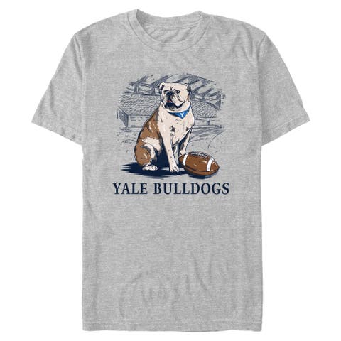 Men's Yale University Handsome Dan Football  Graphic T-Shirt