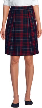 Lands' End School Uniform  Plaid Skort Top of Knee