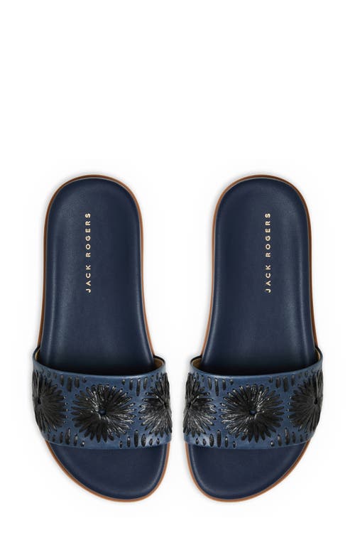 Jack Rogers Somerset Embroidered Slide Sandal