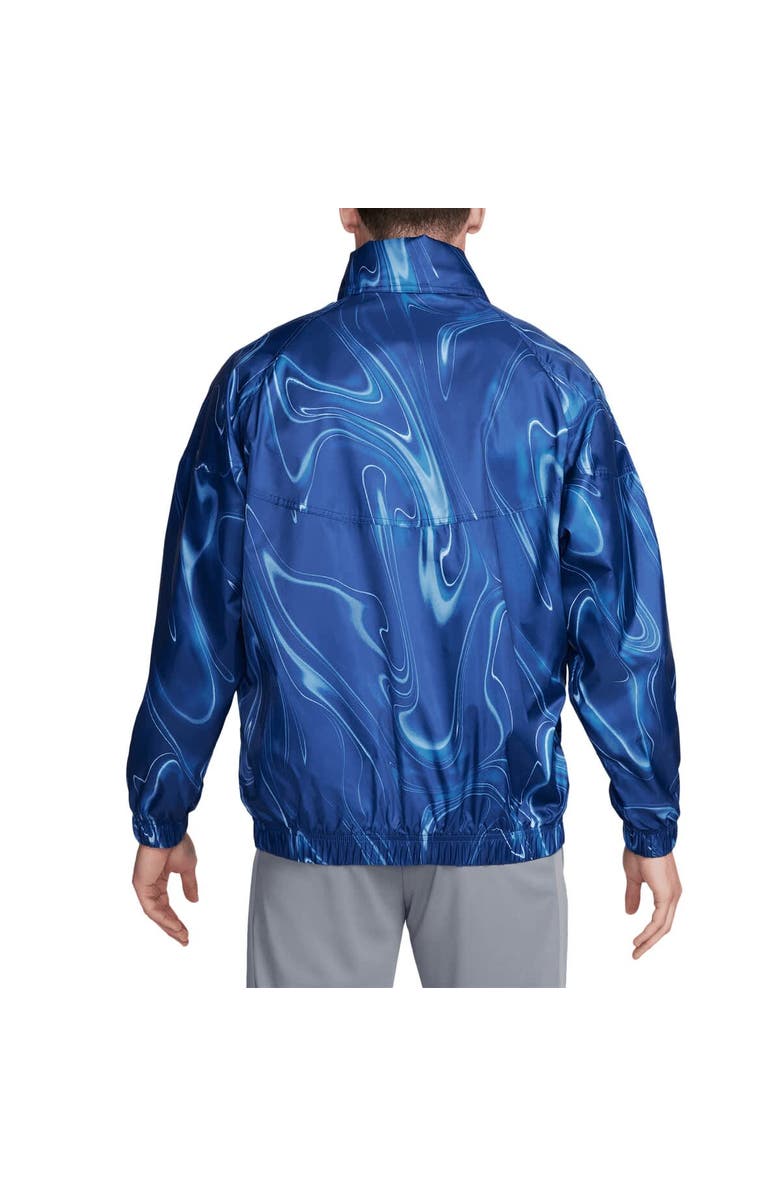 Nike Men's Nike Blue Chelsea Windrunner Anorak Half-Zip Jacket, Alternate, color, 