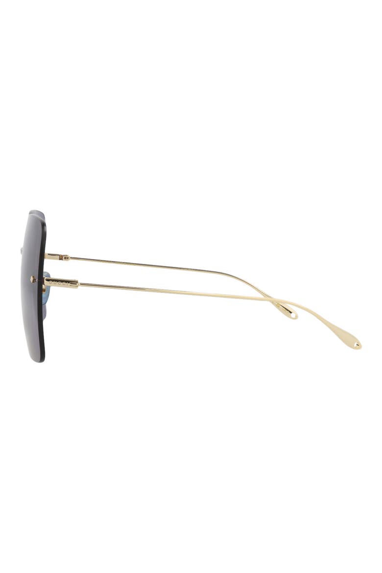 62mm Square Sunglasses, Alternate, color, GOLD GOLD BLUE