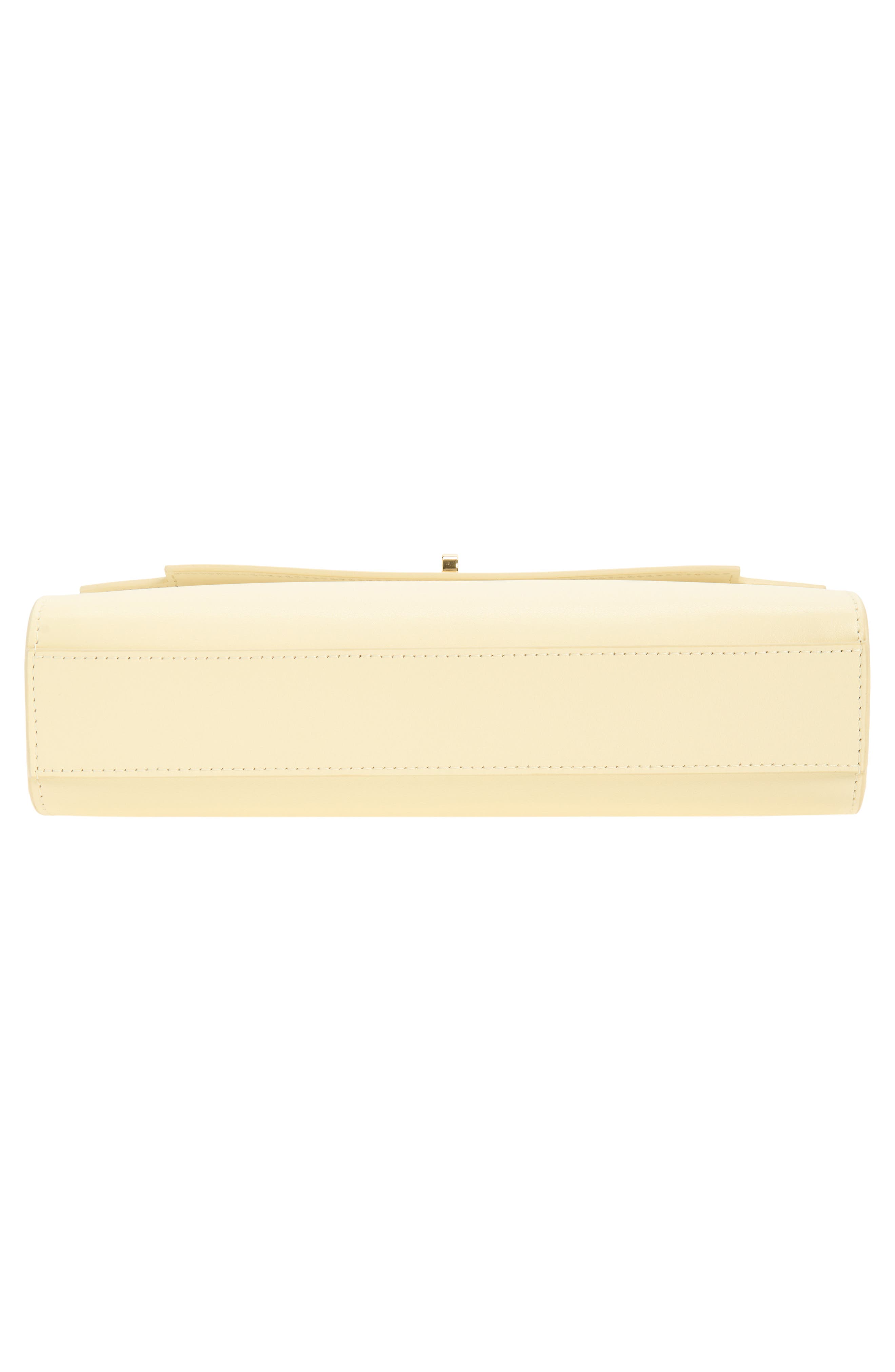 Mortimer Leather Clutch, Alternate, color, BUTTER