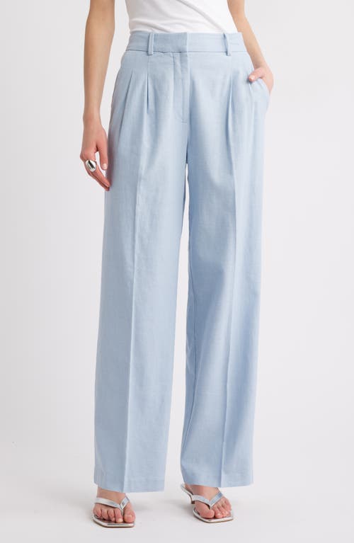 OPEN EDIT OPEN EDIT EVERYDAY LINEN BLEND PANTS