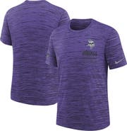 Nike Youth Nike Purple Minnesota Vikings Sideline Velocity Dri-FIT T-Shirt
