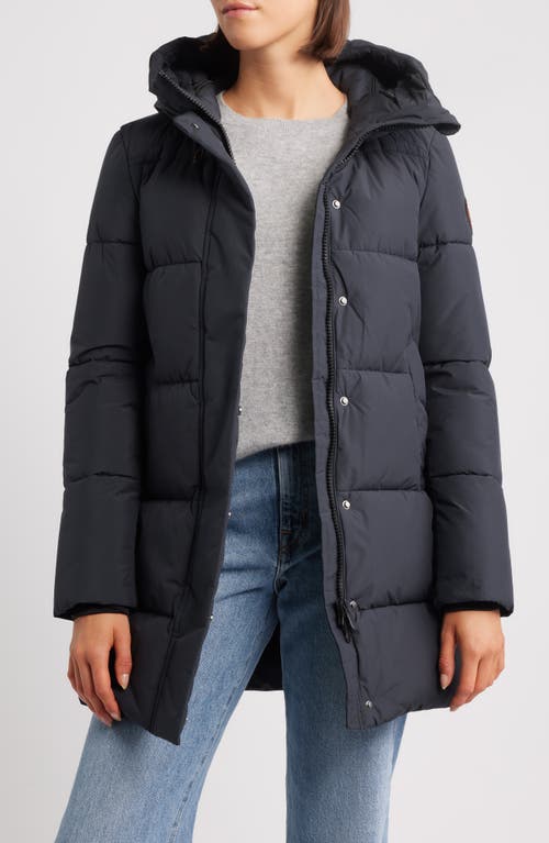 Save The Duck Bethany Waterproof Hooded Quilted Parka In Black