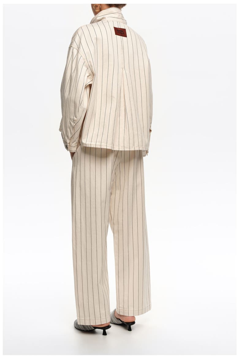 Volume-Leg Jeans, Alternate, color, OFF WHITE