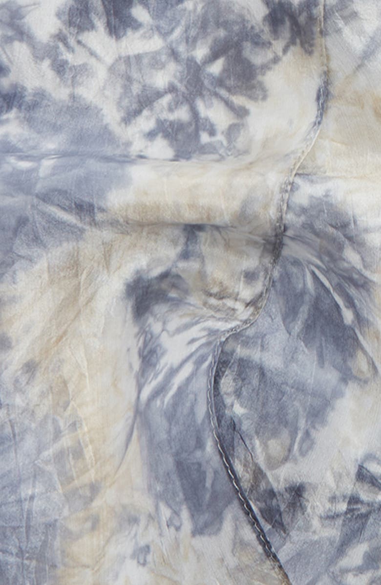 Eileen Fisher Hand Dyed Silk Scarf, Alternate, color, Flint