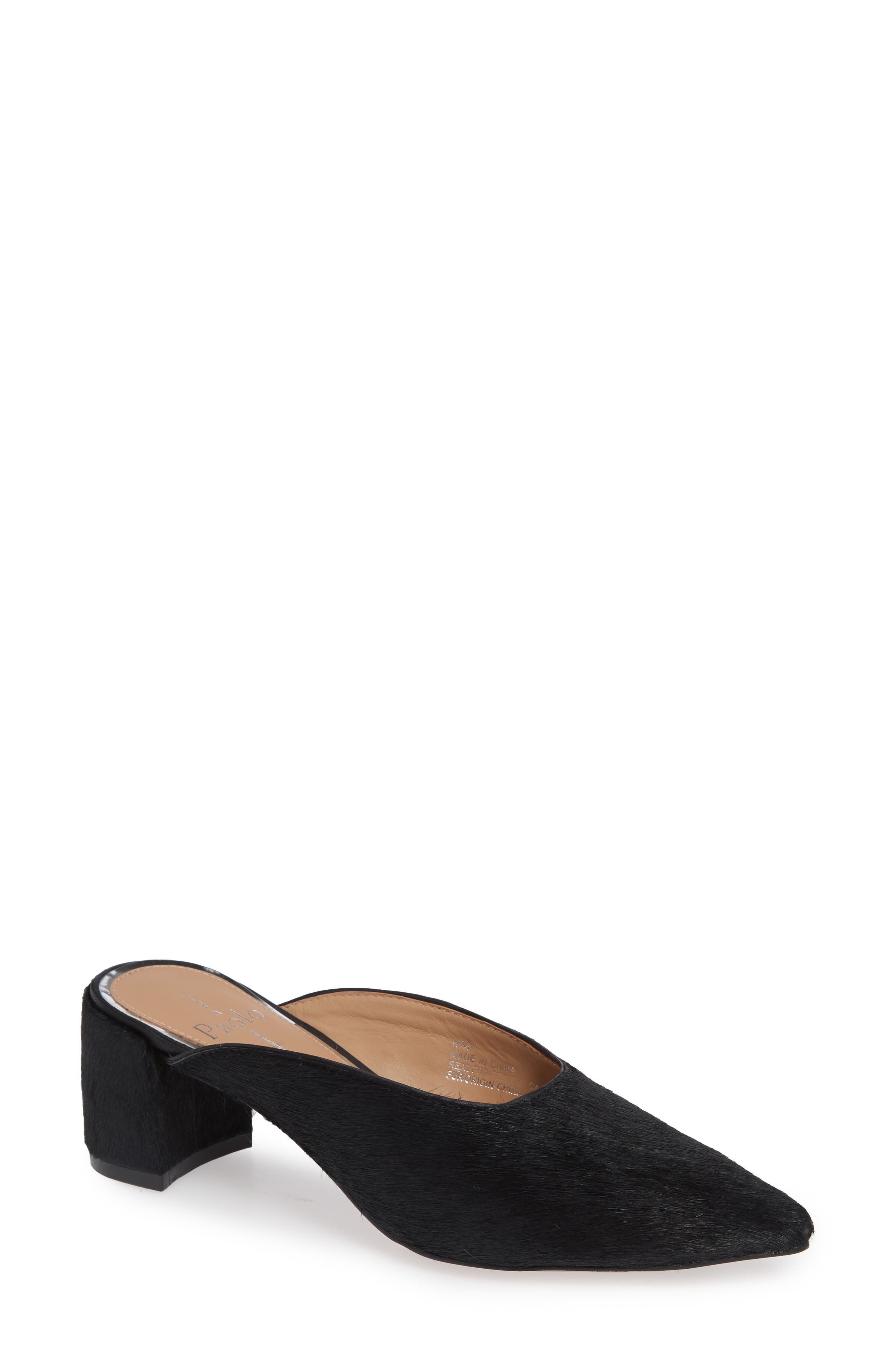 Linea Paolo Zadie II Genuine Calf Hair Mule, Main, color, 