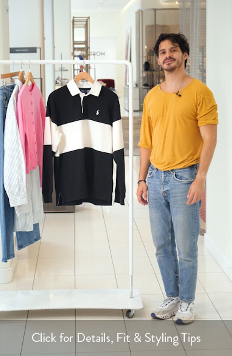 Colorblock Cotton Rugby Shirt, sales video thumbnail