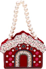 Simitri Winter Cottage House Mini Bag