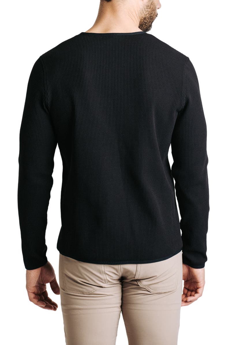 Western Rise Venture Waffle Performance Crewneck Sweatshirt, Alternate, color,