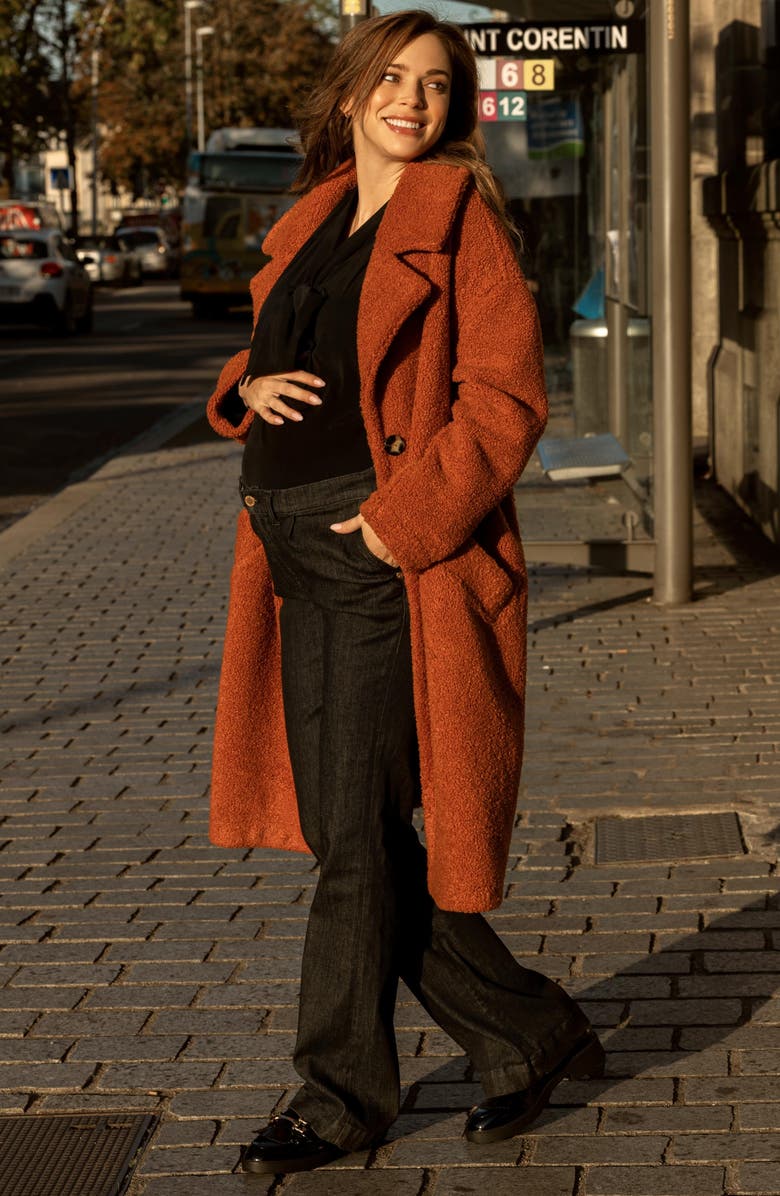 Cache Coeur Sabrina flare pregnancy and post partum jeans, Alternate, color, Black