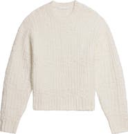 Helmut Lang Textured Merino Wool Blend Sweater