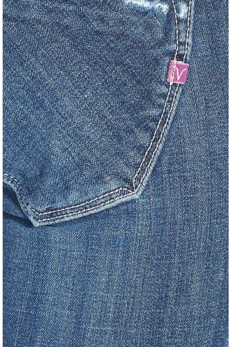 'Thompson Tomboy' Destroyed Crop Skinny Jeans, Alternate, color, MEDIUM WASH